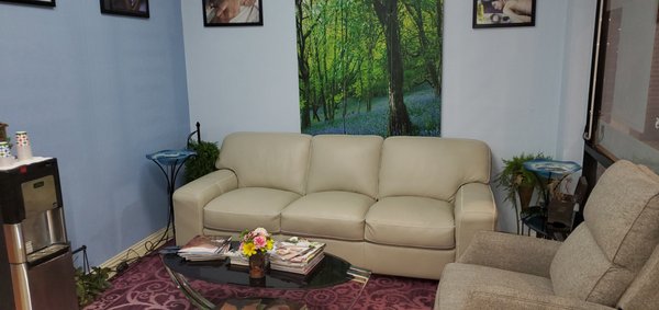 Comfortable waiting area