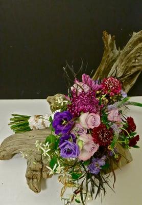 Bridal bouquet for late summer.