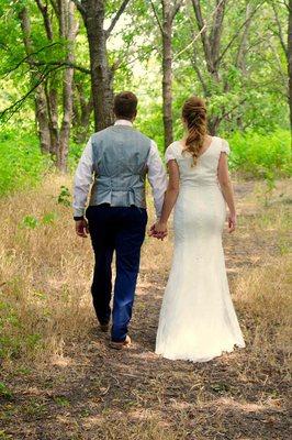 Newlyweds at the Nature Preserve!