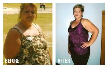 Brenda A. is now happy again after losing over 80lbs