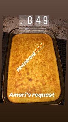 Mouth watering Cornbread