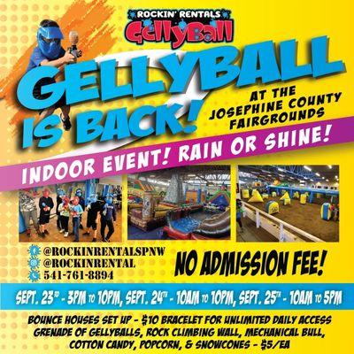 Gelly ball is back at the Josephine County fairgrounds