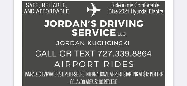 Jordan’s Driving Service