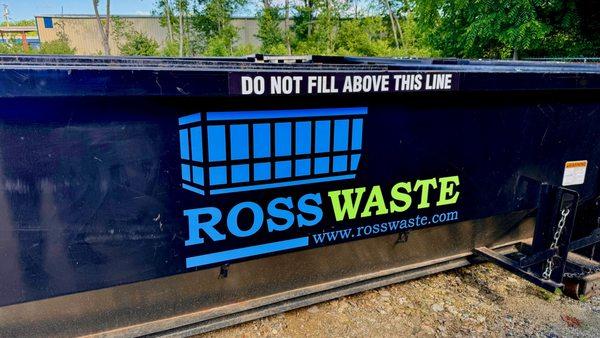 Ross Waste 10 Yard roll off Dumpsters