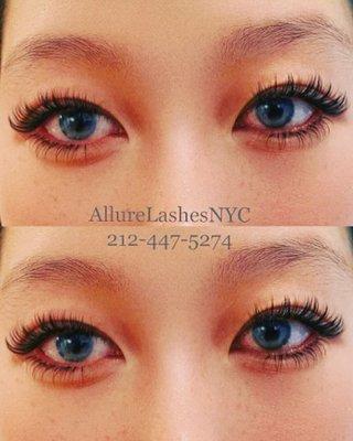 Dramatic 2D - two lash extensions for one natural lash