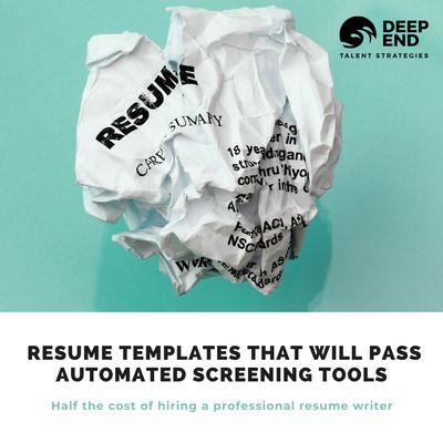 Let us help diagnose your resume and it's competitiveness