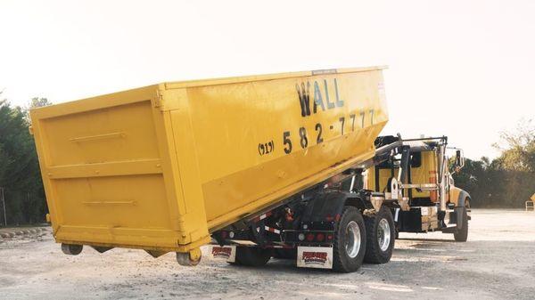 Wall Recycling dumpster for rental in Wilmington