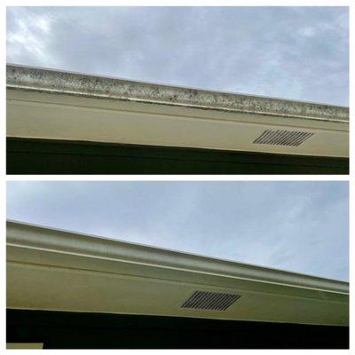 Gutter Cleaning @ a residential home in Ocean View