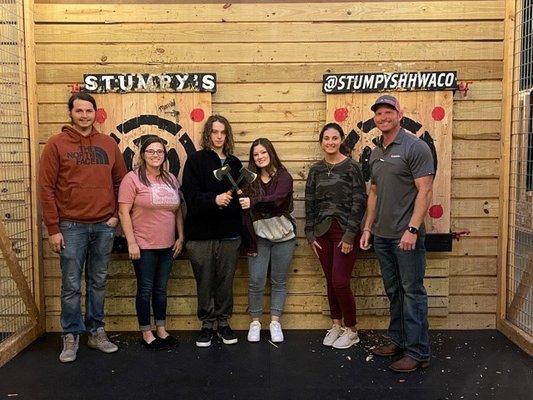 Team building at Stumpy's