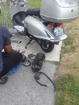 Mobile Scooter Repair and Electrical repair. We Service All Scooter Brands. We repair Vespas Honda  Yamaha  Piaggio Chinese scooters.