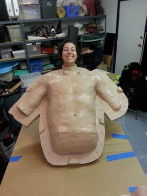 Chest Mold for Actor Thomas Gunther