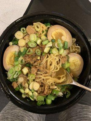 Pork belly ramen with extra soy-mirin egg