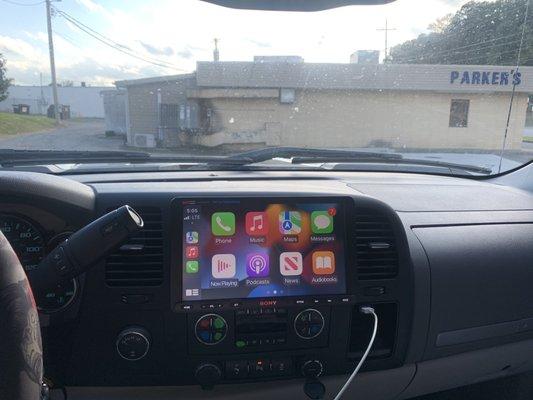 Apple car play radio 10 inch screen