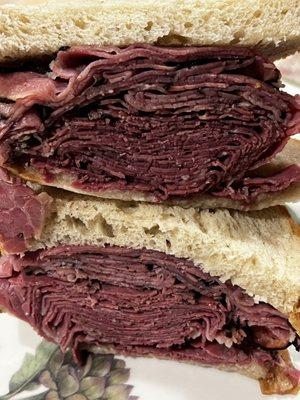 Two meats Pastrami and Corned Beef