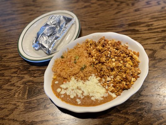 Huevos con chorizo