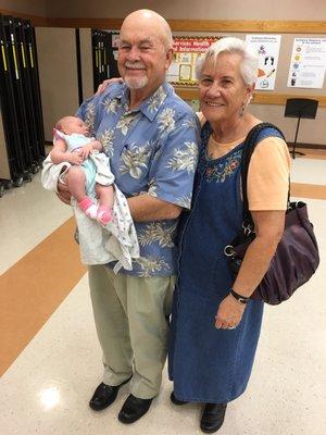 Pastor Pat & Kari's Grandparents with their newest Great Granddaughter