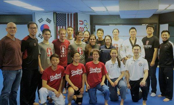 On Fri, Apr 06, Stanford University's TaeKwonDo Team practiced at Master Lee's Martial Arts in Bethesda before they headed off to compete