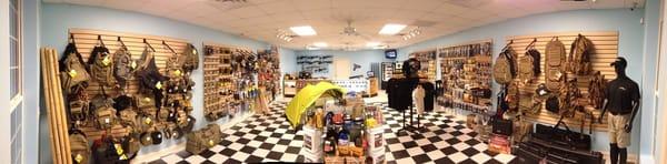 Panoramic view of new shop in Racine Commons