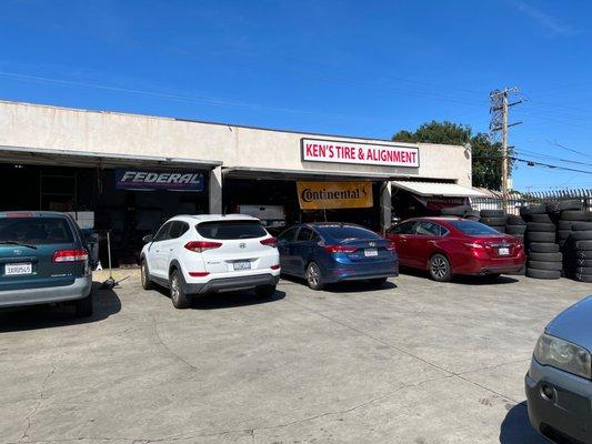 Get your tires at Ken's shop