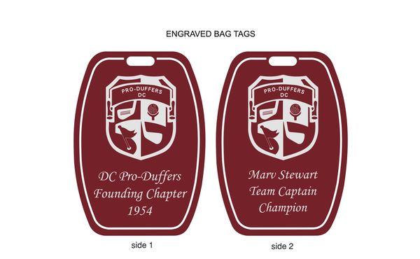 Jen at Par Golf helped us with the design and layout of our custom bag tags for our golf club.