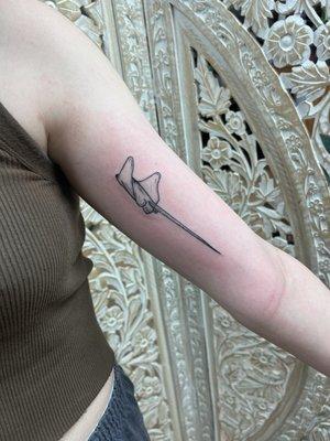 stingray tattoo by sandy