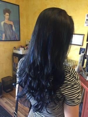 Blue/Black ombré... Beautiful