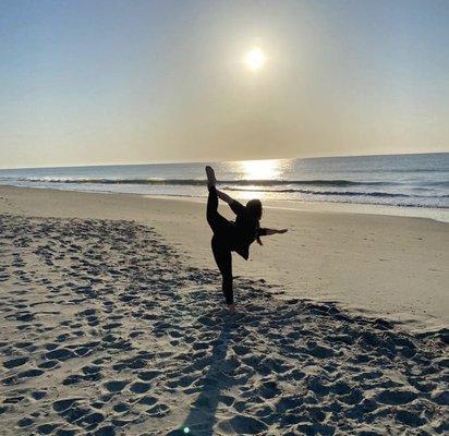 On the beach in the Carolinas!