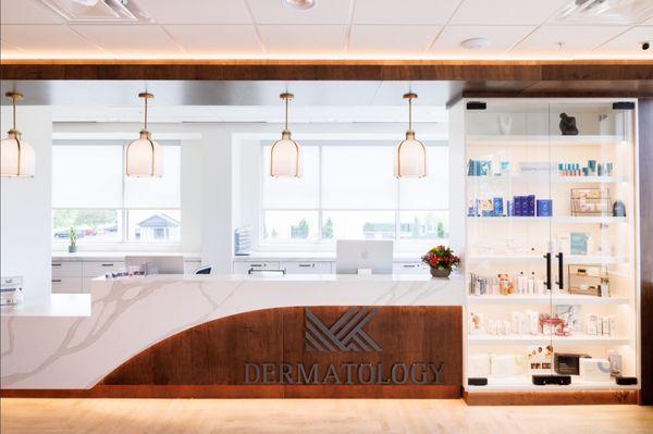 MK Dermatology reception