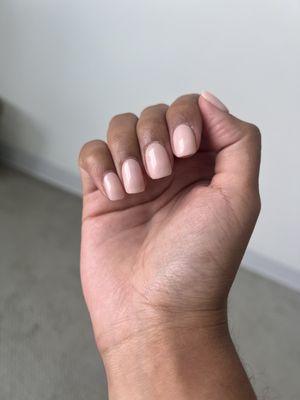 Dip powder manicure