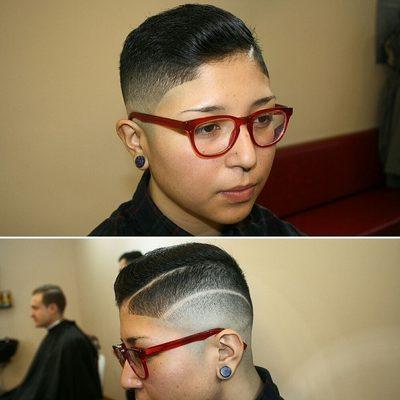 Fresh Fade. Design. Barber Art !