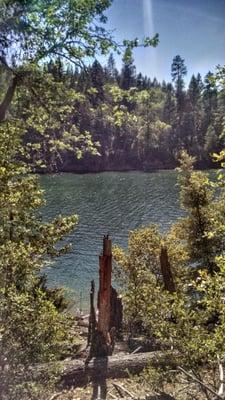 Applegate lake from the trail