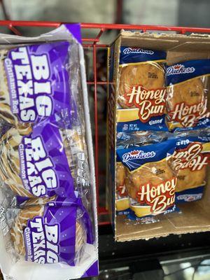 Honey Buns and Big Texas are some of our top sellers.