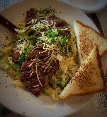 Steak and Mushroom Pasta