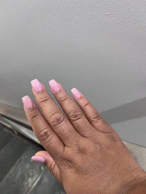 Dip powder manicure