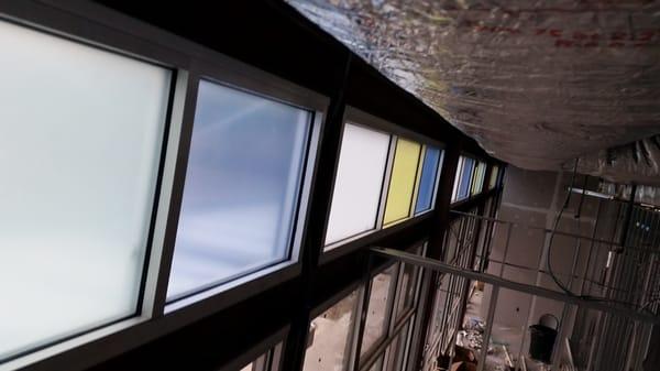 Color frosted films installed at Lakeline Vision