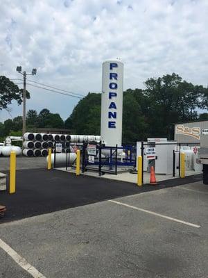 On-Site Drive-Thru
Propane filling station