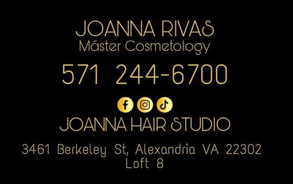 JOANNA HAIR STUDIO at New Location