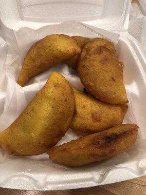 Colombian empanadas.