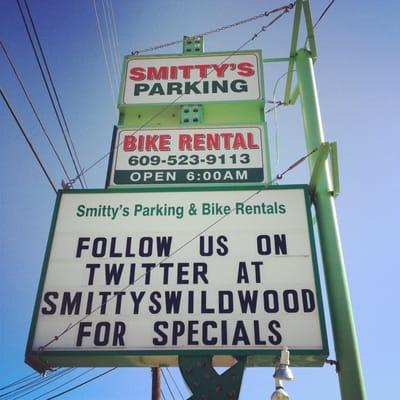 Smittys parking. Two locations, Lincoln and Ocean ave, Young and Ocean.