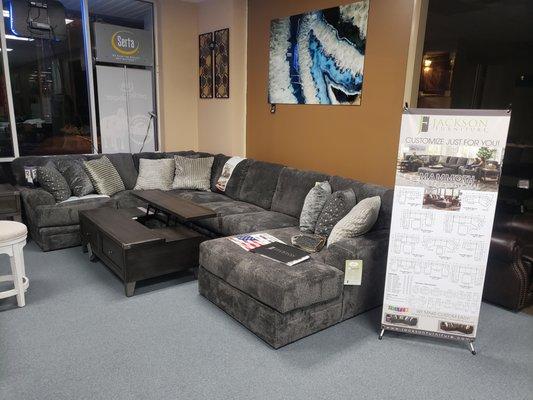 Super comfortable modular sectional. Same day delivery!