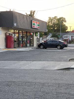 Careful in this parking lot, I see loads of suspect looking drug addicts.