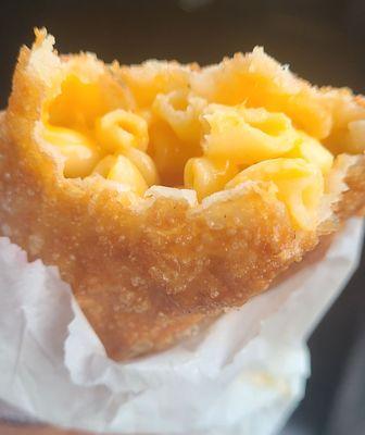 Mac&Cheese empanada.... perfect.  delicious. Perfectly crispy outside... creamy and tasty inside. I'm hooked!