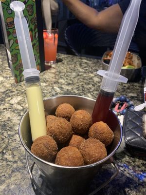 Injectable donut holes