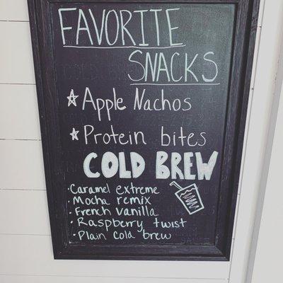 Just some of the amazing menu items! Cold brew is amazing and way cheaper than competitors...and way better!