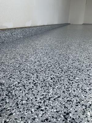 Beautiful epoxy floor coating in Windsor, Colorado