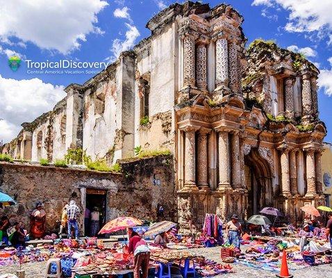 Tour to the magical colonial village of Antigua Guatemala. Visit: https://tropicaldiscovery.com/tour/guatemala-vacations-highlights/