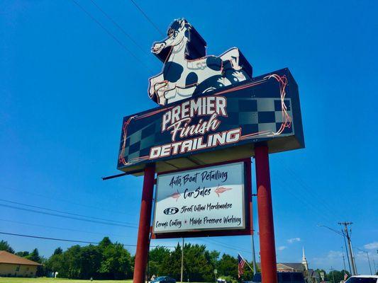 We got our new sign!! Come on out and see us Tuesday-Saturday 8-5 and we can give you a free estimate and schedule your appointment.