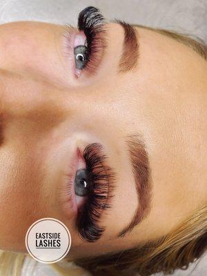 Volume eyelash extensions by Tylin