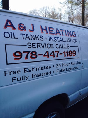 A&J Heating is based and Wilmington and specializes in oil tank replacement. They are family owned and fully insured.