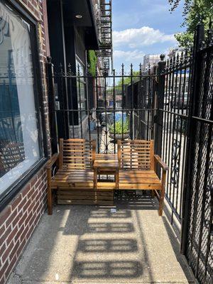 Cute little couple bench